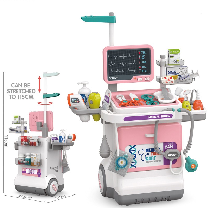 🔥【現貨】兒童醫生玩具組/扮演小醫生/看病玩具/聽診器玩具/寶寶醫生遊戲-細節圖5