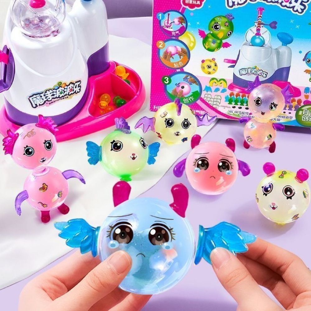 🔥【現貨】魔法波波球組/充氣波波球/DIY玩具/手作玩具/男孩玩具/女孩玩具/聖誕禮物/交換禮物-細節圖2