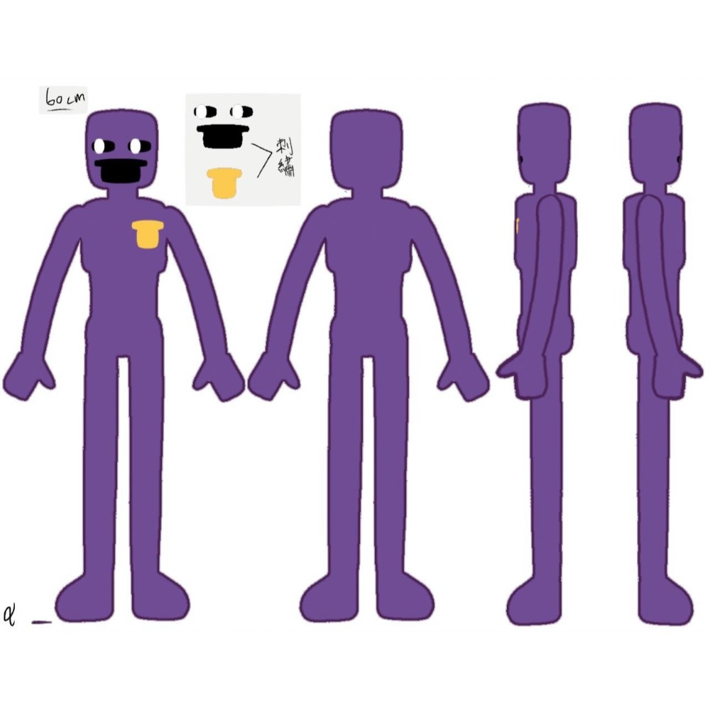 訂製 紫色 娃娃 僅展示下單前私訊粉專-細節圖3