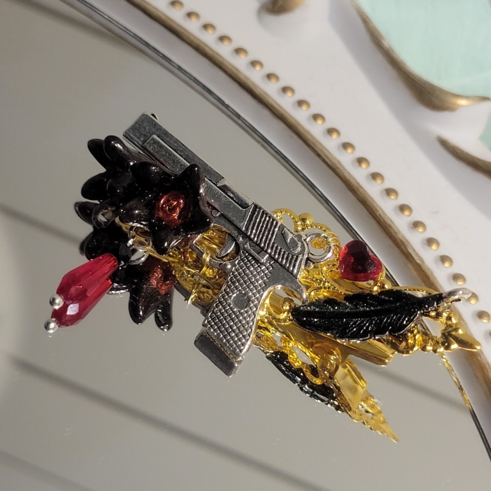 𓅪戀與深空 秦徹 曼陀羅 印象髮夾-細節圖2