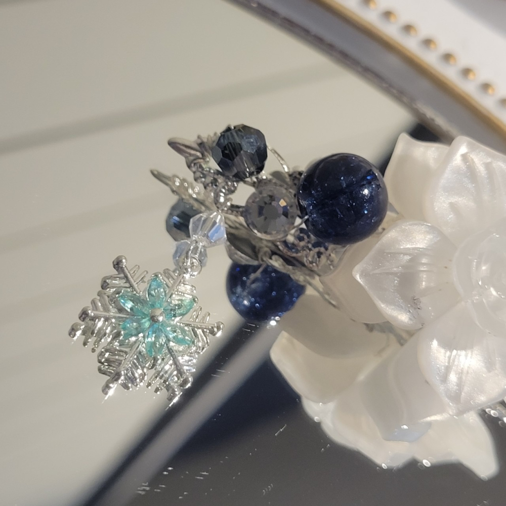 ❄️戀與深空 黎深 茉莉 印象髮夾-細節圖3