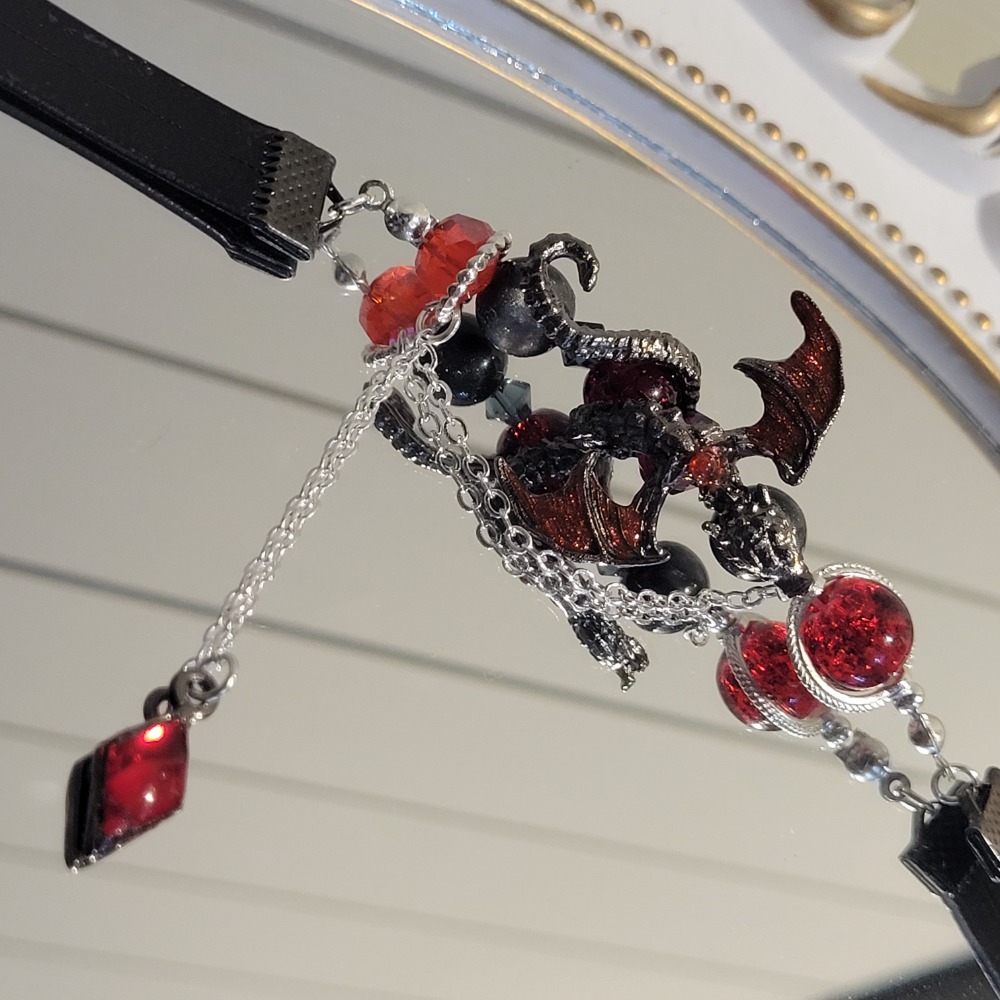 預售 🐲戀與深空 秦徹 龍影殞落處 頸鏈-細節圖2