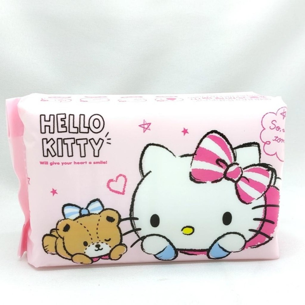 正版HELLOKITTY拋棄式加厚棉巾 60片裝 拋棄式棉巾 洗臉巾 美容巾 吸水力強 拋棄式洗臉巾 拋棄式毛巾 紙巾-細節圖2