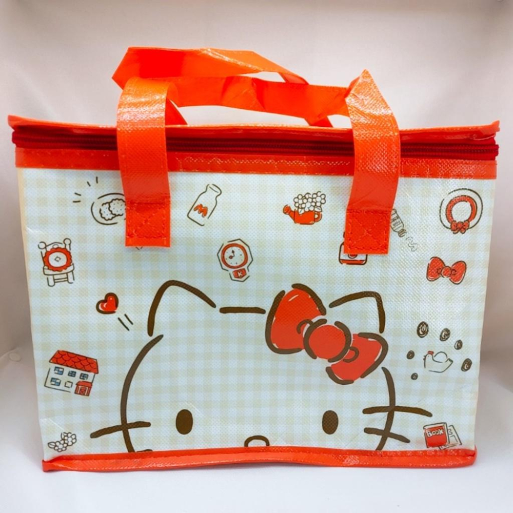 正版Kitty保溫保冷袋 輕便保溫提袋 加厚 三層防水保冷袋 防水保溫保冷便當袋 保冷袋 保溫袋 保冰袋 野餐袋 餐袋-細節圖9