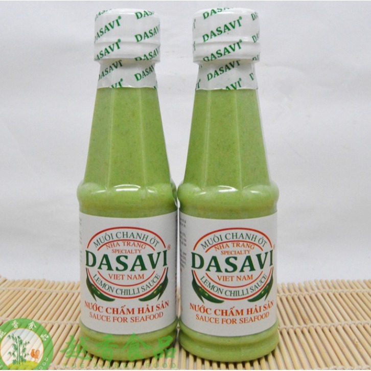 越南進口 DASAVI 檸檬辣椒醬 青辣椒醬 燒烤醬 烤肉沾醬 muối ớt xanh 青辣椒醬 青辣椒 檸檬青辣椒醬-細節圖4