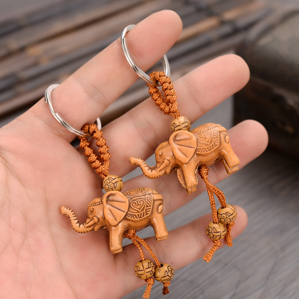 泰國吉祥小象鑰匙圈 小象鑰匙圈 鑰匙圈 大象鑰匙圈 key ring 可愛鑰匙圈 實用鑰匙圈 用品-細節圖4