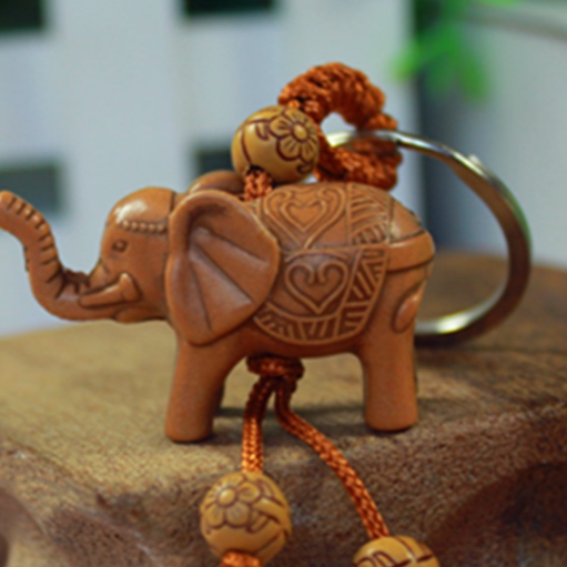 泰國吉祥小象鑰匙圈 小象鑰匙圈 鑰匙圈 大象鑰匙圈 key ring 可愛鑰匙圈 實用鑰匙圈 用品-細節圖5