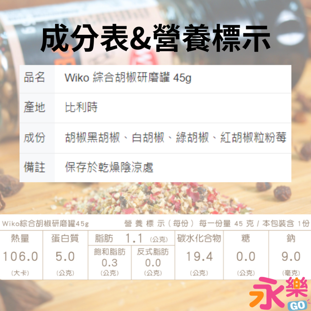 歐洲比利時進口  Wiko 香料研磨罐 義式香料研磨罐 綜合香料研磨罐 綜合胡椒研磨罐 胡椒 香料 胡椒研磨 歐洲香料-細節圖6