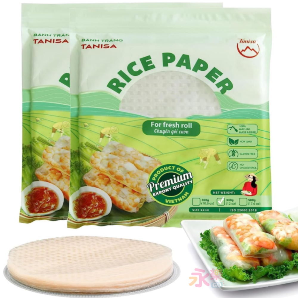 特優級越南米紙 無漂白劑 越南春捲皮 無亞硫酸鹽 無防腐劑 越式春捲 越式春捲皮 蛋餅皮 蛋餅皮 米紙 越南米紙 永樂購-細節圖6