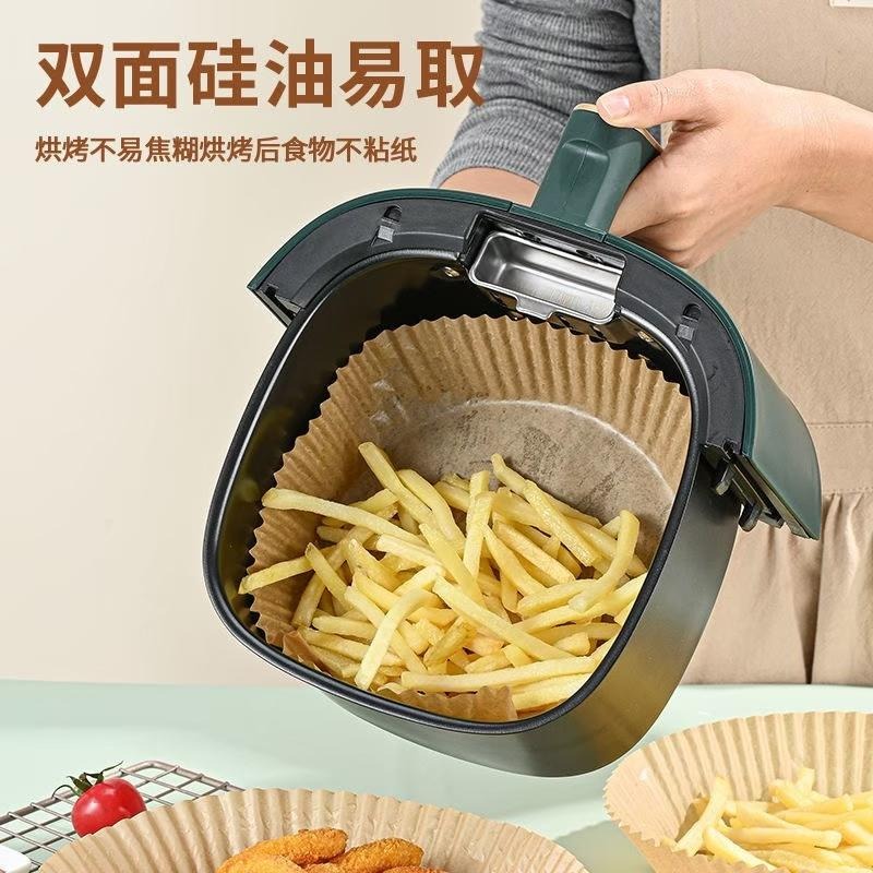 氣炸鍋專用紙 氣炸鍋烘焙紙 氣炸鍋紙 氣炸鍋吸油紙 蒸籠紙 烘焙紙 吸油紙 隔油紙 烤箱紙 炸鍋專用紙盤 台灣現貨-細節圖5