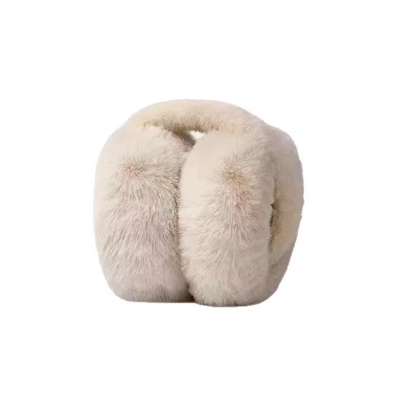 秋冬防寒 絨毛保暖耳罩 保暖耳罩 可折疊收納 防寒防凍耳罩 賞楓賞雪 保暖配件 耳朵保暖 出遊保暖 毛毛耳罩 台灣現貨-細節圖2