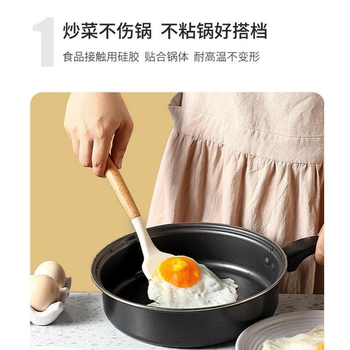硅膠廚具 不沾鍋專用廚具 廚具 廚房用具煎鏟 鍋鏟 湯勺 廚具套組 不沾鍋廚具 烘焙料理 打蛋器 烘培 台灣現貨-細節圖3