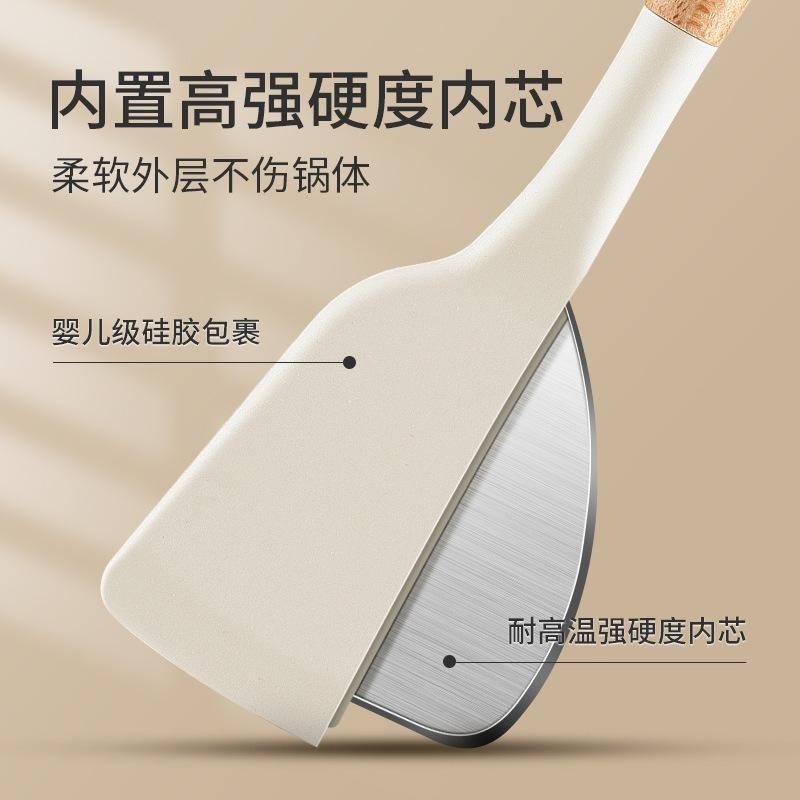 硅膠廚具 不沾鍋專用廚具 廚具 廚房用具煎鏟 鍋鏟 湯勺 廚具套組 不沾鍋廚具 烘焙料理 打蛋器 烘培 台灣現貨-細節圖7