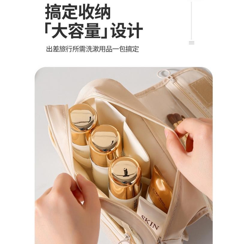 旅行便攜洗漱包 掛飾洗漱包 洗漱收納包  化妝包 旅行化妝包 收納包 旅行收納 旅行包 彩妝包 旅遊收納 台灣現貨-細節圖5