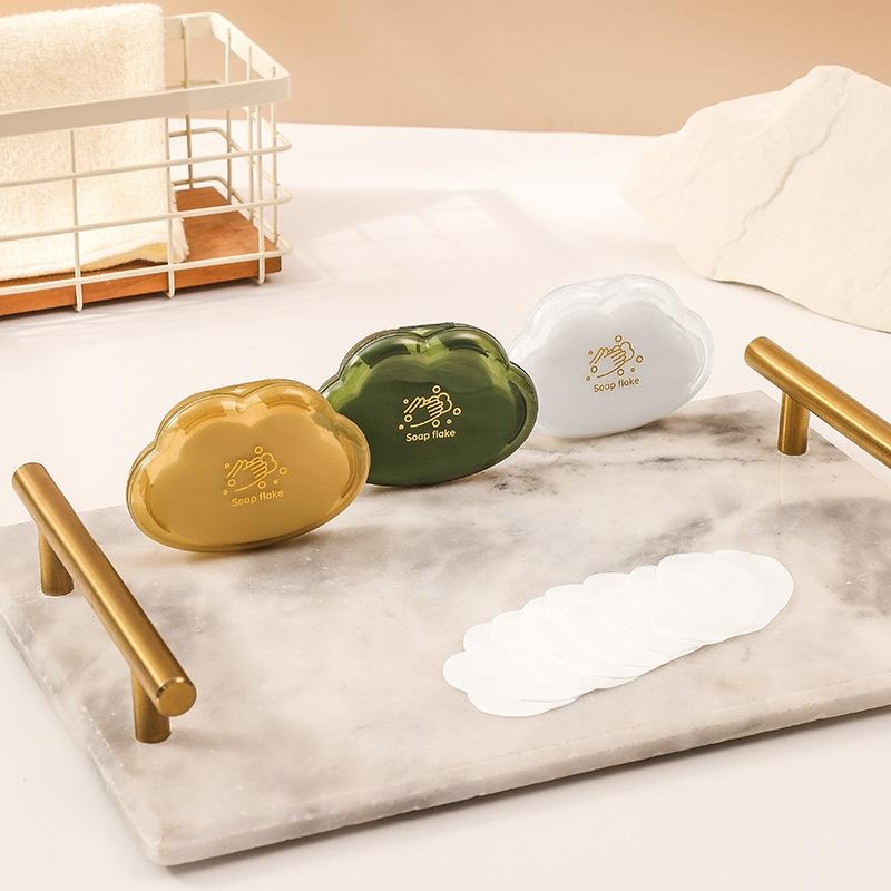 肥皂紙 洗手紙 雲朵肥皂紙 洗手香皂片 香皂紙 肥皂片 攜帶式肥皂紙 一次性雲朵肥皂紙肥皂紙 洗手紙 台灣現貨-細節圖8