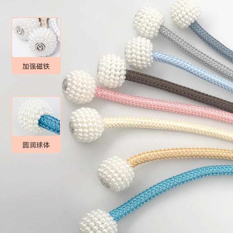 窗簾磁吸扣 磁吸窗簾扣 扣窗簾綁繩 窗簾綁帶 繩子 磁扣 窗簾束帶 免綁磁吸窗簾 窗簾環 磁吸窗簾 窗簾 台灣現貨-細節圖4