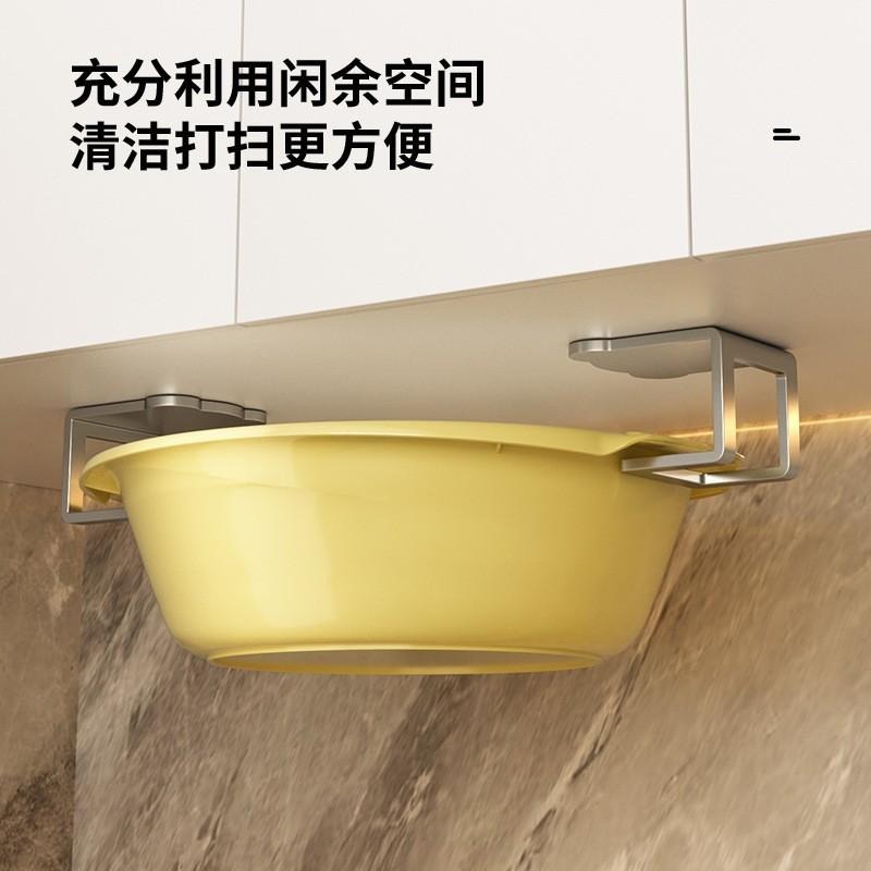 海綿掛架 不鏽鋼海綿瀝水架 收納架 臉盆架 菜瓜布架 鍋蓋架 瀝水掛架 無痕掛架 廚具收納 水槽掛勾 台灣現貨-細節圖8