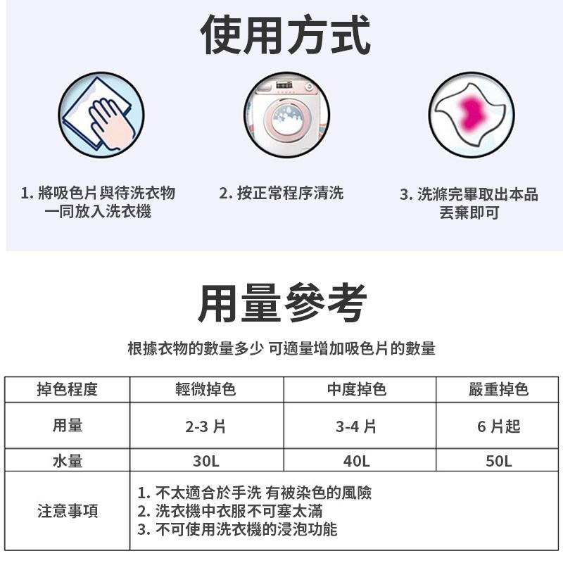 吸色片 吸色片防染色 洗衣片 防染 洗衣紙 防染色 防染色片 吸色紙 洗衣泡泡紙 防串色洗衣 台灣現貨-細節圖5