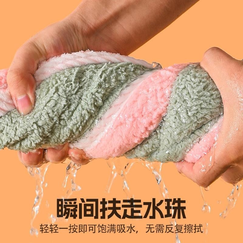 雙層珊瑚絨乾髮帽 包頭巾 二用乾髮帽 速乾髮帽 擦髮帽 乾髮毛巾 吸水帽 浴帽 擦髮浴帽 包頭毛巾 吸水 台灣現貨-細節圖3