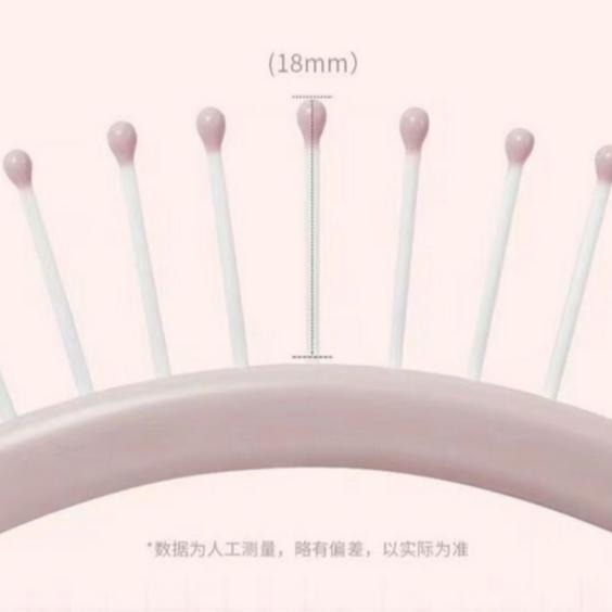 大彎排骨梳 空氣髮梳 排骨梳 九排梳  濕髮梳 蓬鬆梳 造型梳 按摩梳 弧形梳 美髮梳 寬齒梳 神奇魔法梳 台灣現貨-細節圖6