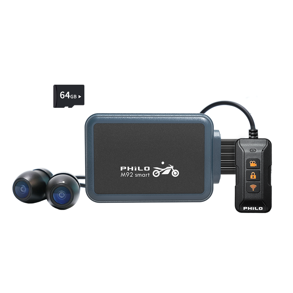 冰鷹M92smart 雙鏡頭機車行車紀錄器 無螢幕輕巧版【贈送64G記憶卡】-細節圖2