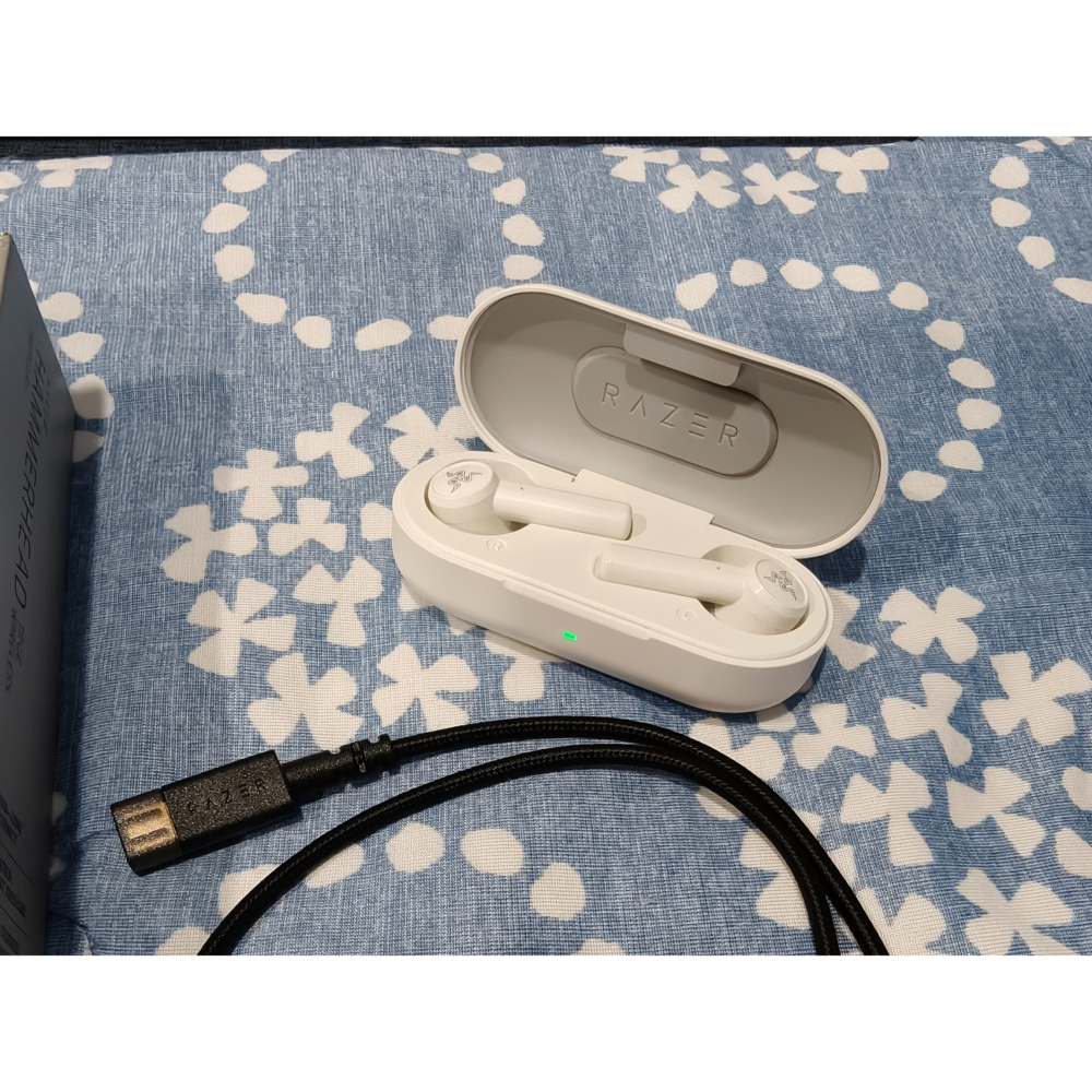 二手故障品 ＂ 雷蛇 Razer Hammerhead True Wireless 戰錘狂鯊 白色 ＂ 售價 498 元-細節圖4