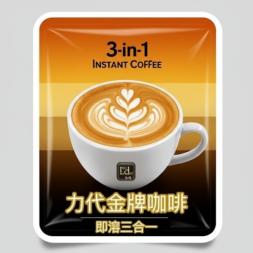 【力代】 三合一即溶 - 金牌咖啡 500g-細節圖2