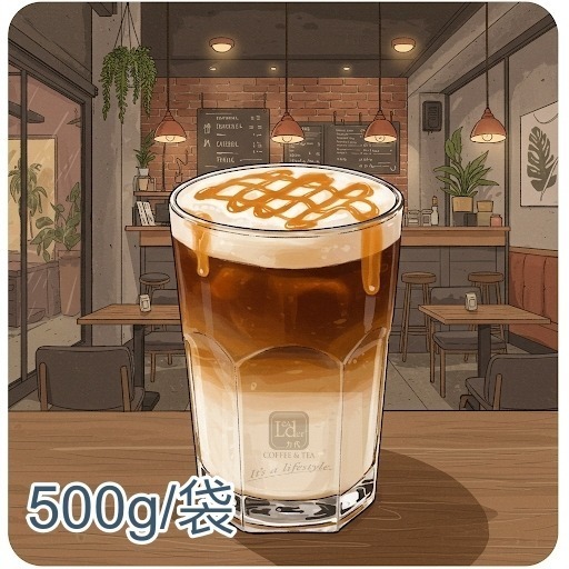 【力代】 三合一即溶 -焦糖瑪奇朵 500g-細節圖3