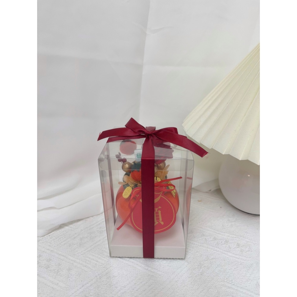 拾旭花藝｜新年 擴香花盆 事事如意 柿柿如意 大吉大利 過年花禮 盆花 過年佈置 過年擺飾-細節圖2