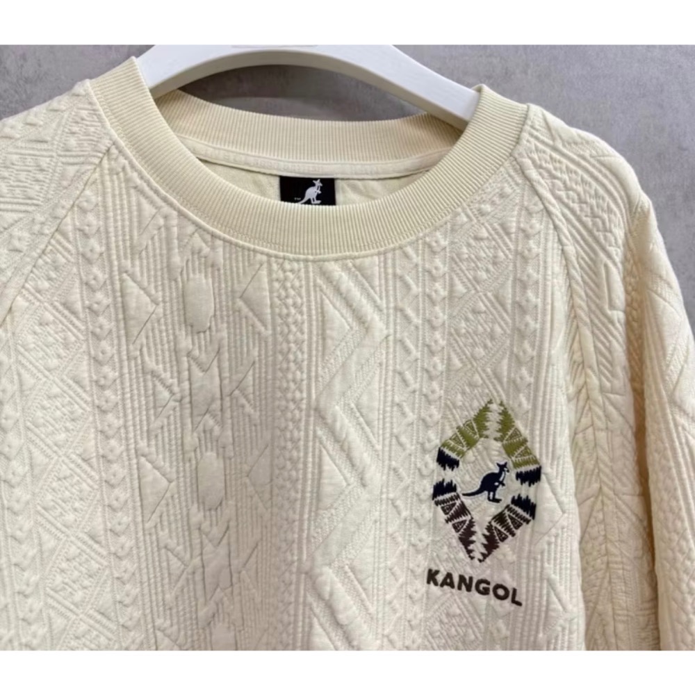 KANGOL袋鼠 中性圖騰大學T M號 全新未拆封-細節圖3