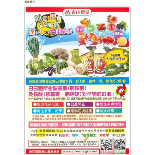 【大展】日日艷(1公升/瓶)有機適用、果實增甜 、 轉色 、 促進光合作用-細節圖3