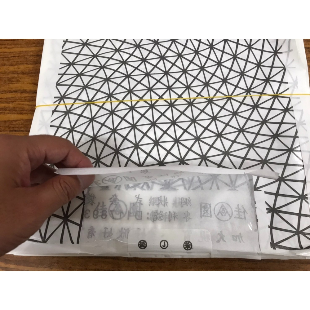 【大展】佳園蓮霧套袋/下掀式/網狀/100入/37.5*32(公分)-含鐵絲-白色套袋-油性防水-細節圖2