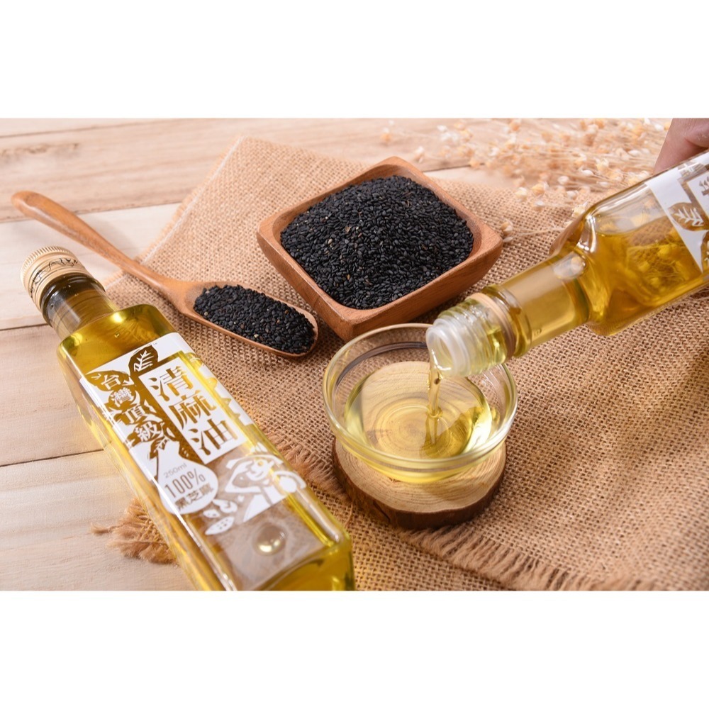 【芝麻先生】台灣頂級黑芝麻清麻油(500ml)-細節圖2