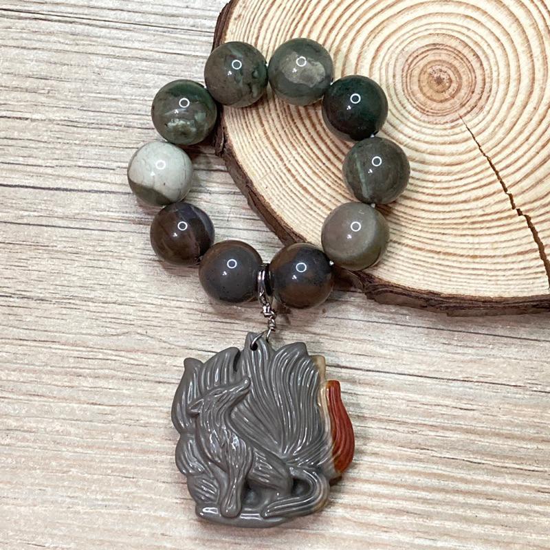 雲塵之飾·珠寶殿 快速出貨 🚚 臺灣賣家 海洋石 海洋碧玉 阿拉善 戈壁瑪瑙 莫蘭迪色 星星 醒獅兔 組合價 實拍 現貨-細節圖3