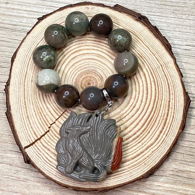 雲塵之飾·珠寶殿 快速出貨 🚚 臺灣賣家 海洋石 海洋碧玉 阿拉善 戈壁瑪瑙 莫蘭迪色 星星 醒獅兔 組合價 實拍 現貨-細節圖5