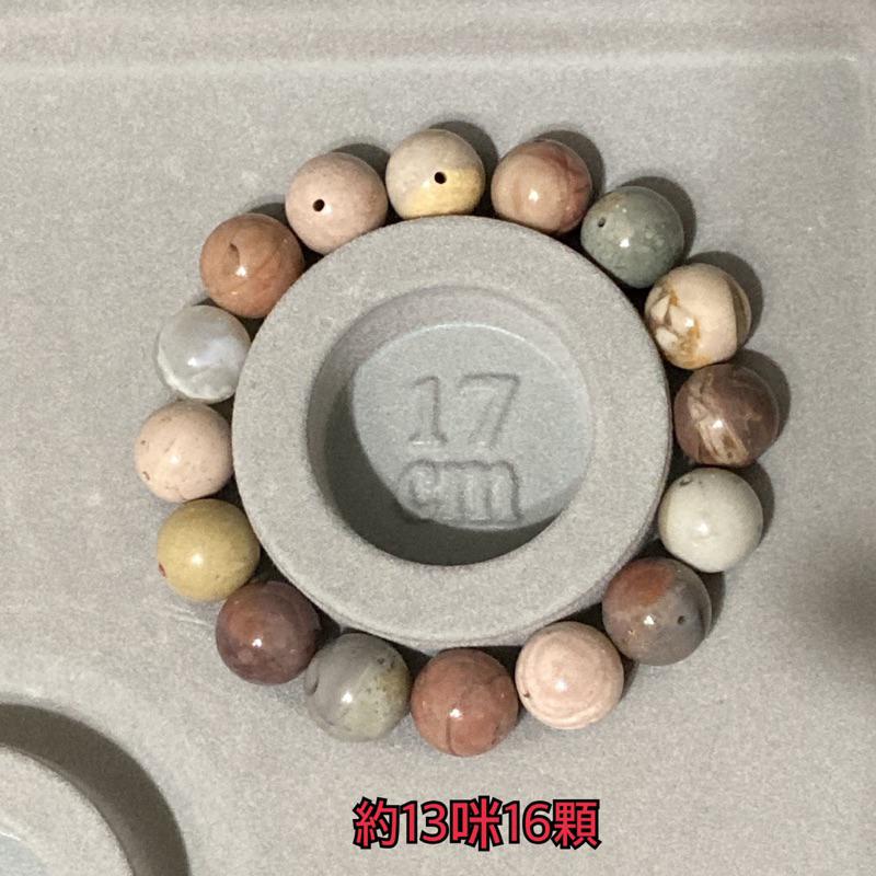 雲塵之飾·花晶靈 臺灣出貨 🚚 快速出貨 天然 阿拉善 戈壁瑪瑙 13咪 散珠 現貨 大咪 各式手圍 隨機 玉化 爆裂-細節圖6