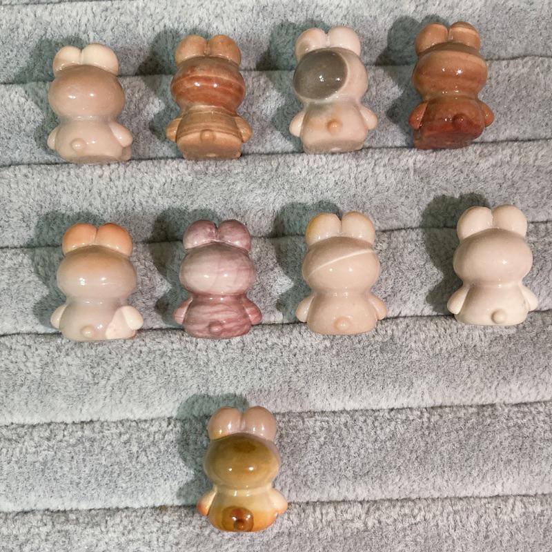 雲晨之飾·花晶靈 快速出貨 🚚 現貨 阿拉善 萌寵 通孔件 甜甜價 放漏 萌兔 元寶兔 餅乾兔 飛天兔 聖誕花圈兔 鮮花-細節圖4