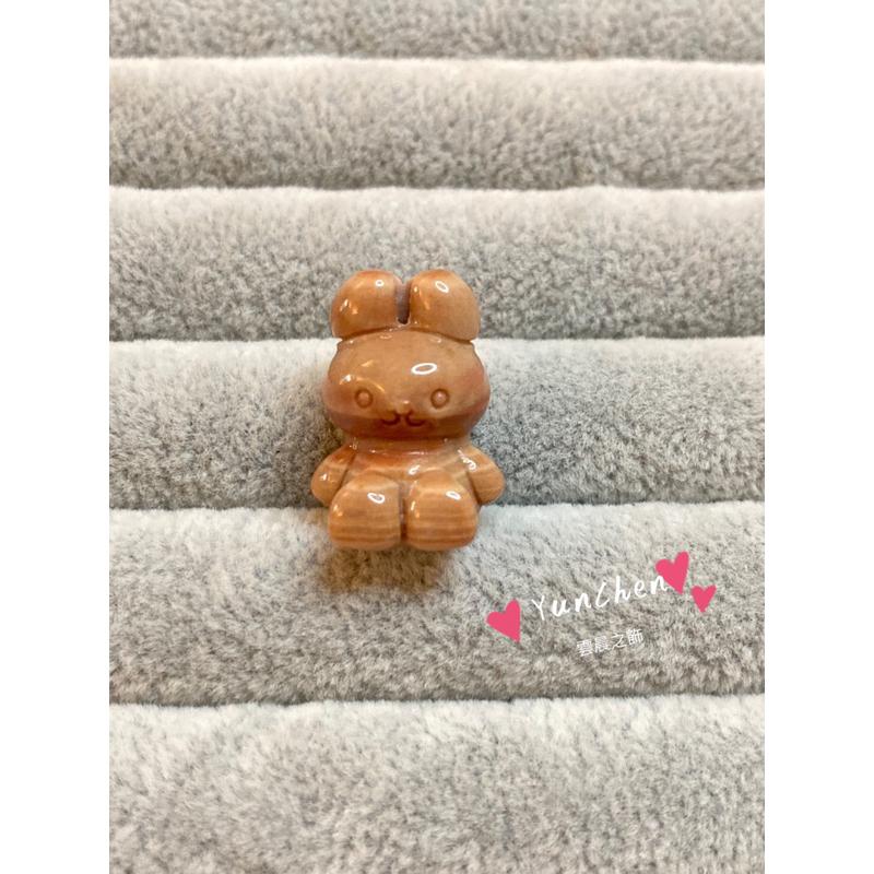 雲晨之飾·花晶靈 現貨 快速出貨 多彩 阿拉善 彩玉瑪瑙 兔子 九尾 貓頭鷹 天使熊 多彩瑪瑙 戈壁瑪瑙 萌寵 通孔件-細節圖2
