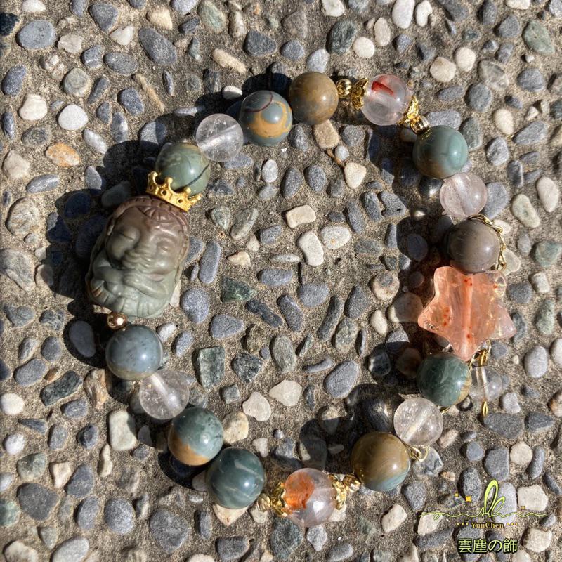 雲塵之飾·珠寶店 臺灣賣家 快速出貨 🚚  多款原創設計 手鍊 水晶 阿拉善 多寶 象神 米菲 九尾狐 蜜拉 璐娜貓-細節圖2