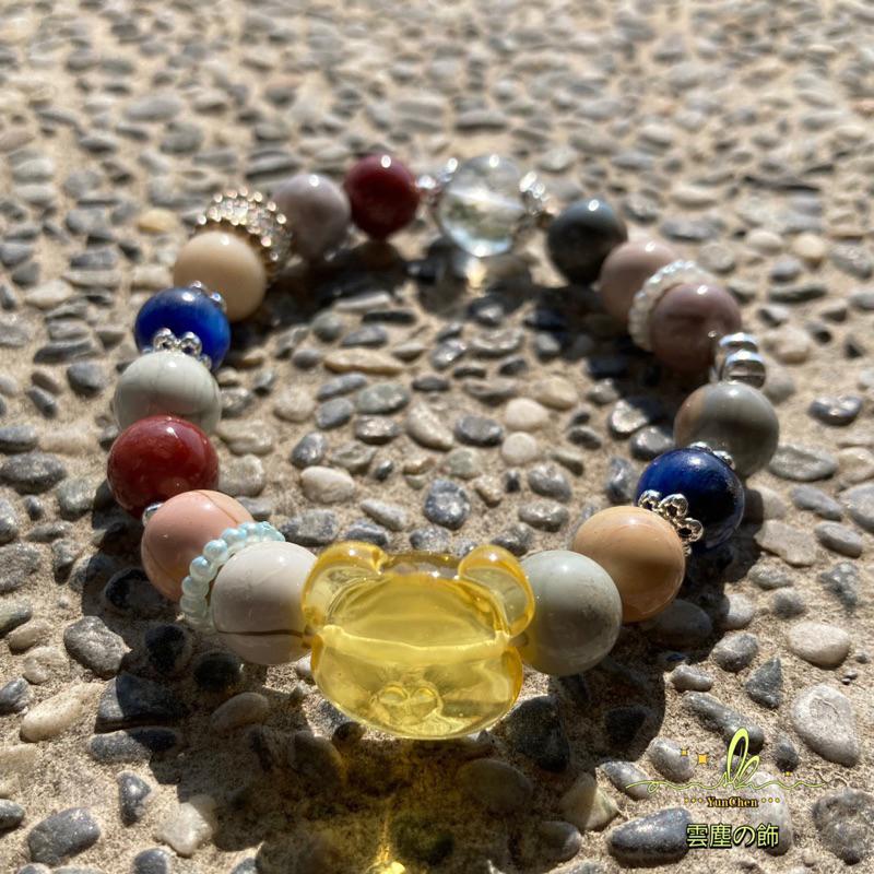 雲塵之飾·珠寶店 臺灣賣家 快速出貨 🚚  多款原創設計 手鍊 水晶 阿拉善 多寶 象神 米菲 九尾狐 蜜拉 璐娜貓-細節圖4