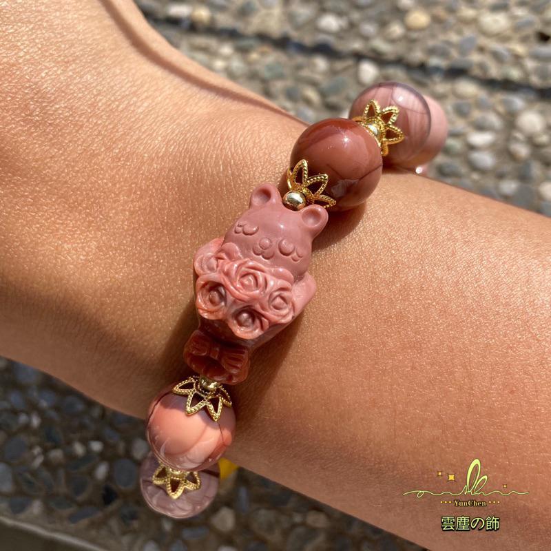 雲塵之飾·珠寶店 臺灣賣家 快速出貨 🚚  多款原創設計 手鍊 水晶 阿拉善 多寶 象神 米菲 九尾狐 蜜拉 璐娜貓-細節圖8