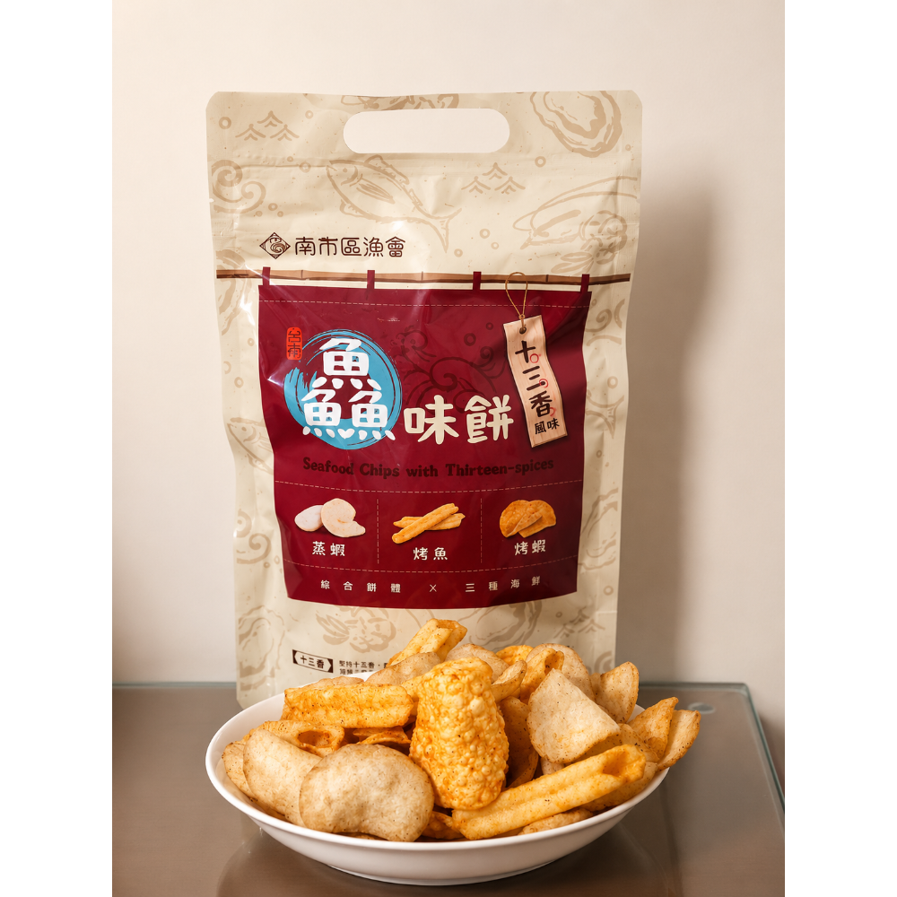 ⭐️南市區漁會⭐️   鱻味餅  🐟️𝟙𝟛香⚡️台式鹽酥🦐甜椒檸檬-規格圖1