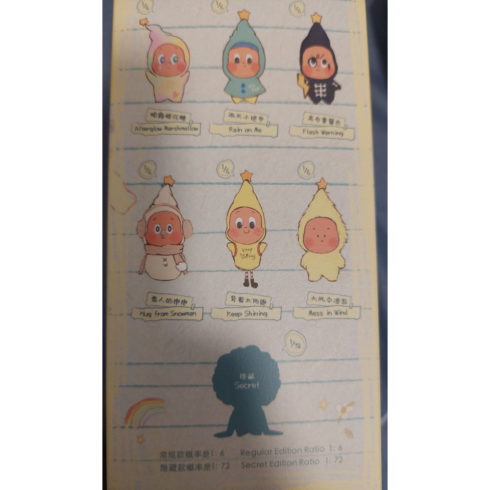 星星人三代 雨天小鎧甲.雪人的抱抱，兩隻合售800-細節圖3