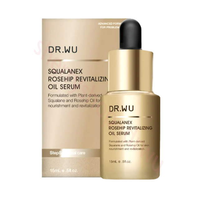DR.WUw0~強化修護精華油-DR.WU 角鯊玫瑰果賦活精華油30ml/15ml |drwu美容油-細節圖2
