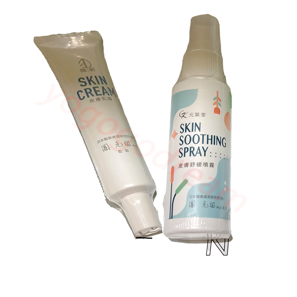 元氣堂 皮膚舒緩噴霧（長效舒敏噴霧）100g+日本味王皮膚乳霜(MD微新皮膚乳霜) 40g-細節圖3