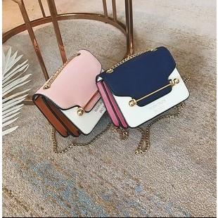 【Mate_Shop】韓版時尚撞色小包 單肩包 斜跨包 手提包 鍊條包 送禮物 情人節 現貨 批發-細節圖2