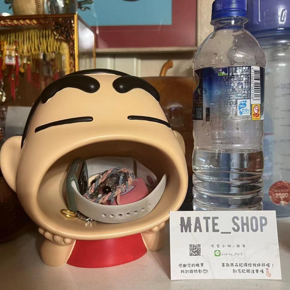 【Mate_Shop】現貨蠟筆小新 大嘴收納盒 鑰匙收納 熱門創意禮物居家收納玄關擺設小紅書爆款送禮首選質感手工現貨批發-細節圖5