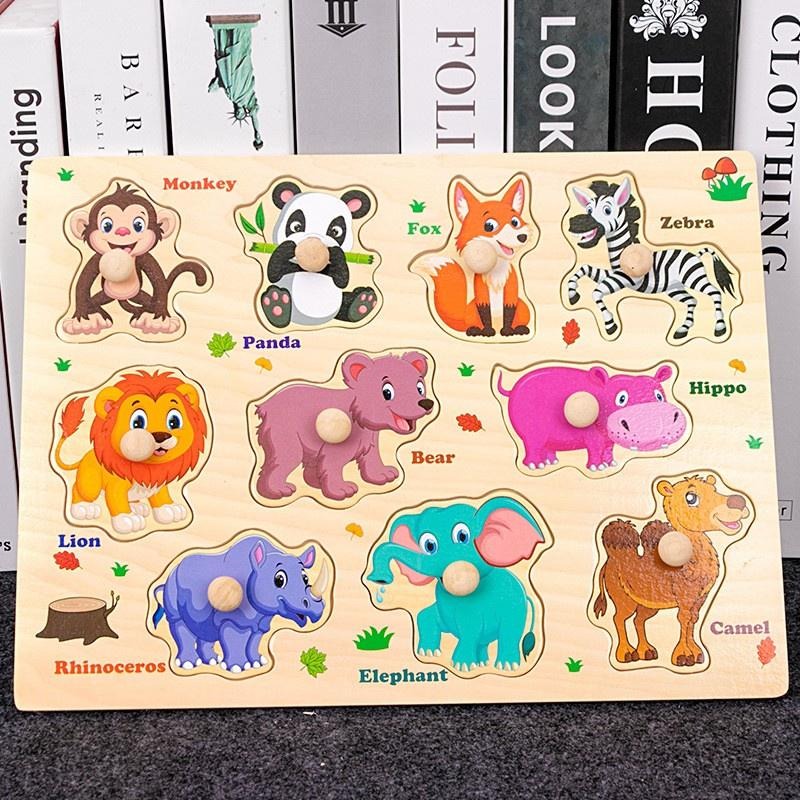 【Mate_Shop】手抓板木製拼圖 拼圖 智力玩具 遠離手機 兒童節 禮物 聖誕節現貨批發-細節圖5