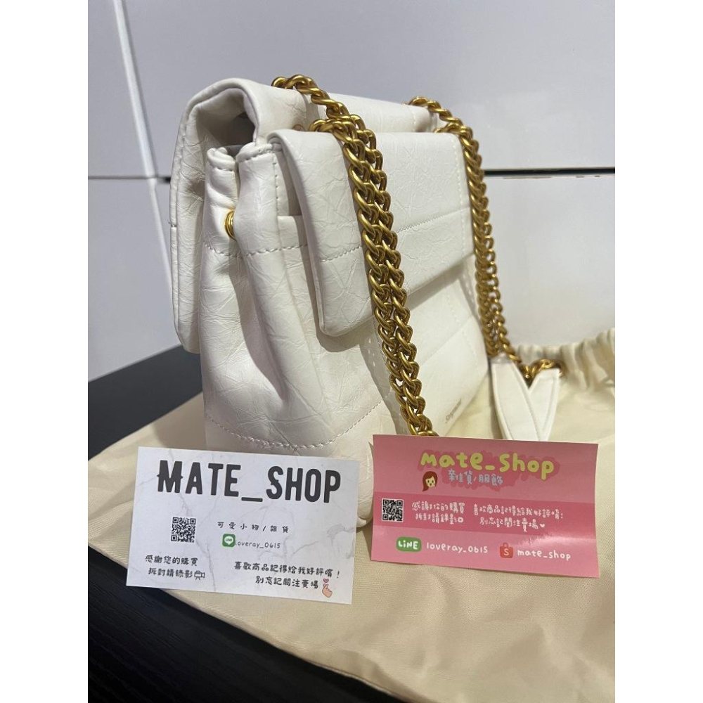 【Mate_Shop】Songmont 巧克力包 小方包 翻蓋包 雲吞鎖扣 軟皮 暖糯 時尚 百搭 磁吸 真皮 現貨預購-細節圖4