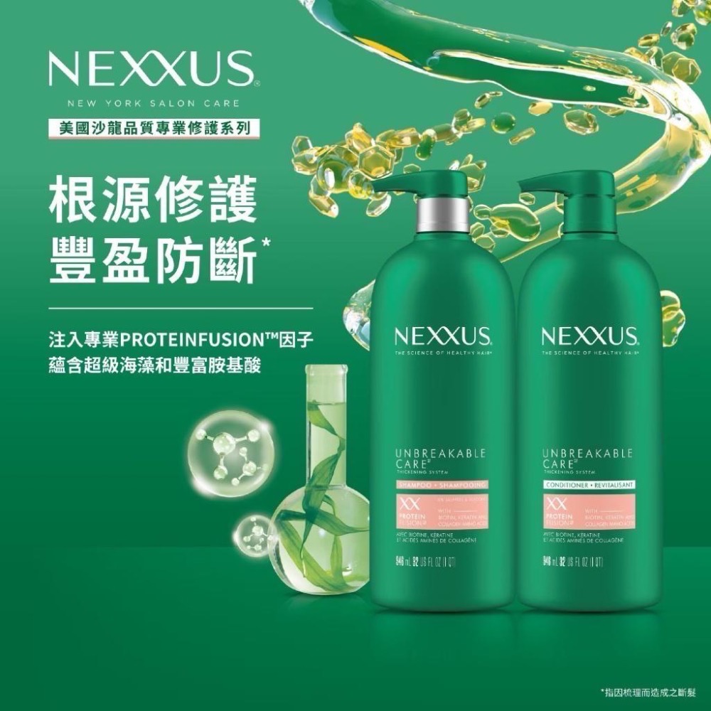 【COSTCO】NEXXUS 超級海藻豐盈防斷洗髮乳/護髮乳 946ml-細節圖6